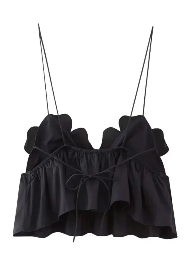 SCHWARZE ISABELLA BLOUSE – Premium Slim Fit Damen