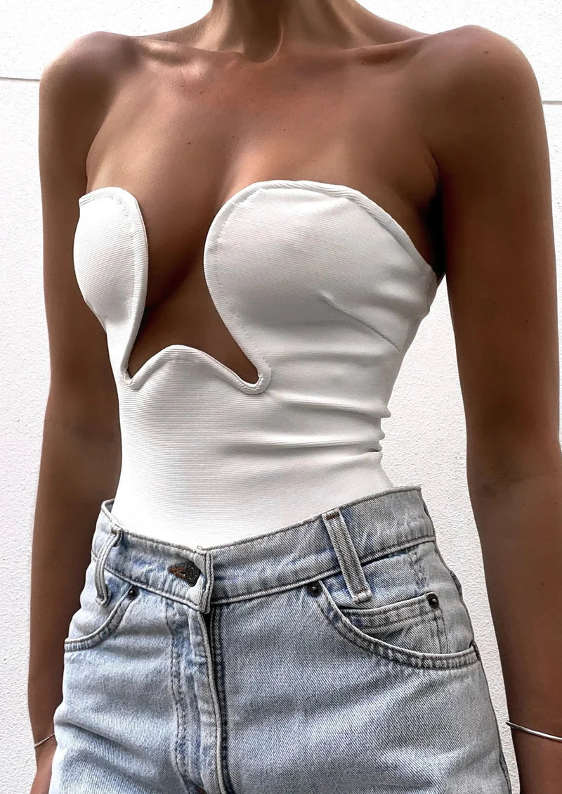 WEIßER KLARA TOP – Premium Basic aus Baumwolle