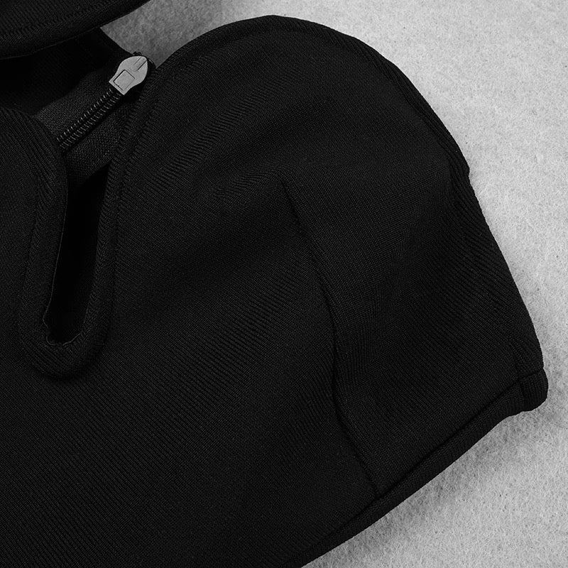 Schwarzes Trägerloses Abendkleid – Zeitlose Eleganz