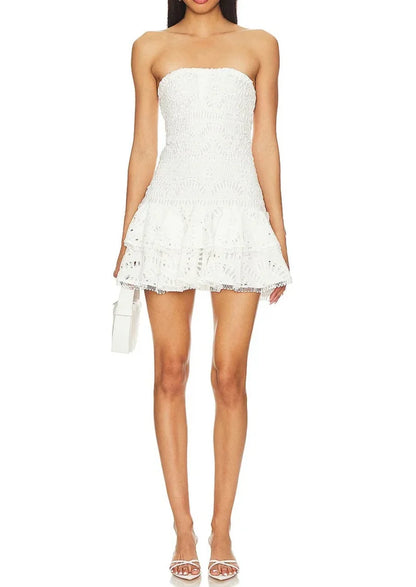 WEIẞES DOLCE KLEID – Zeitlose Reinheit für Hochzeiten & Galas ✨