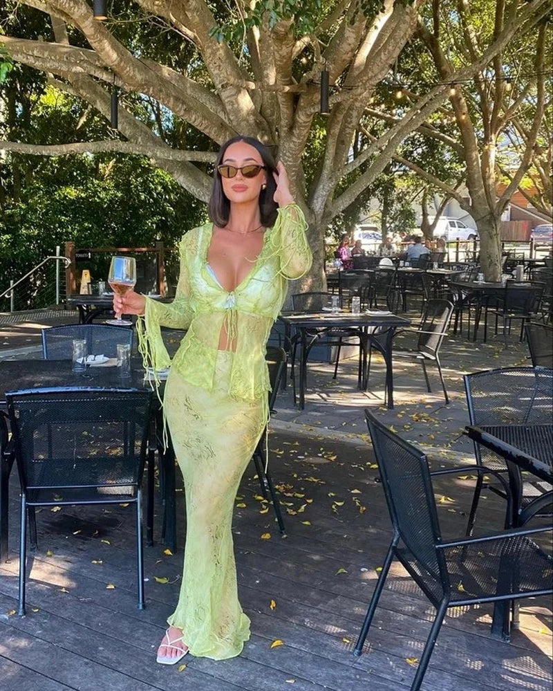MADISON GRÜNES SET – Stylishes Sommer-Outfit 🌿