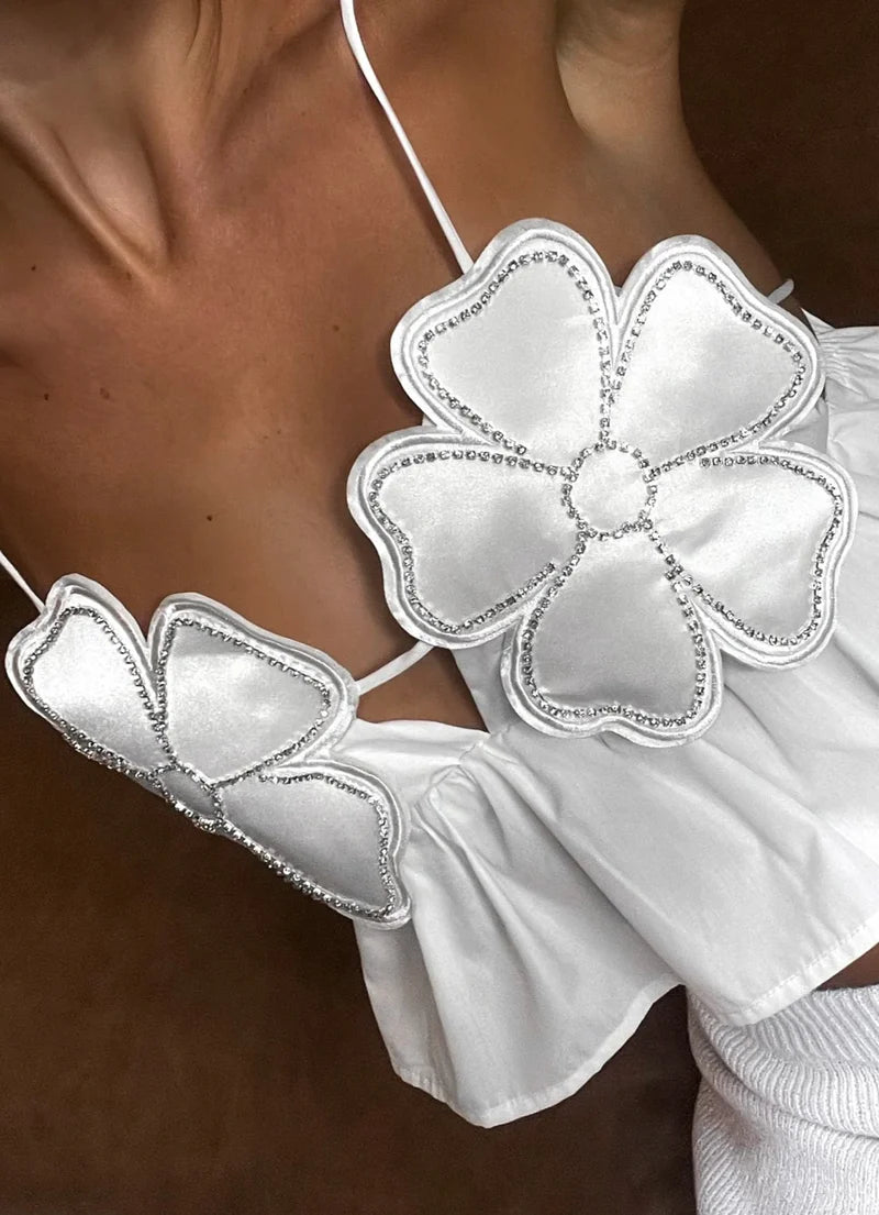WEIßE ISABELLA BLOUSE – Leichtes Sommer-Outfit