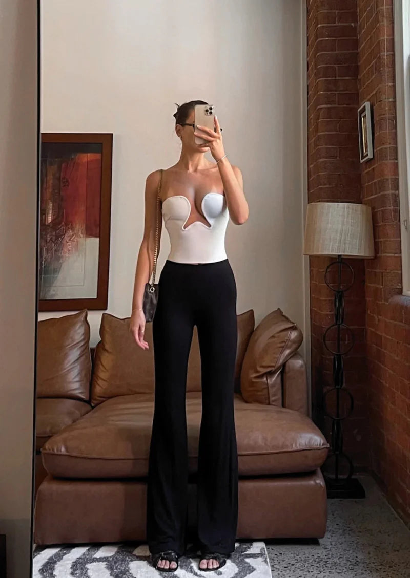 WEIßER KLARA TOP – Premium Basic aus Baumwolle