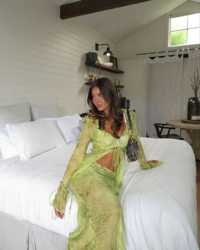 MADISON GRÜNES SET – Stylishes Sommer-Outfit 🌿