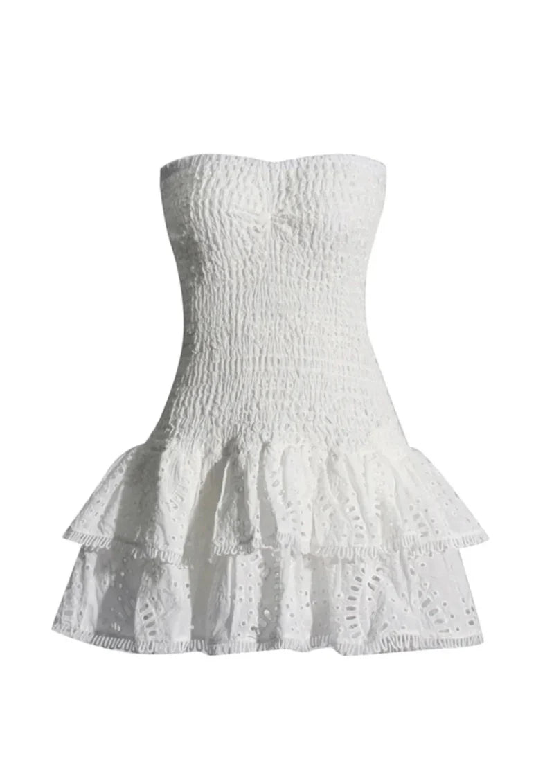 WEIẞES DOLCE KLEID – Zeitlose Reinheit für Hochzeiten & Galas ✨
