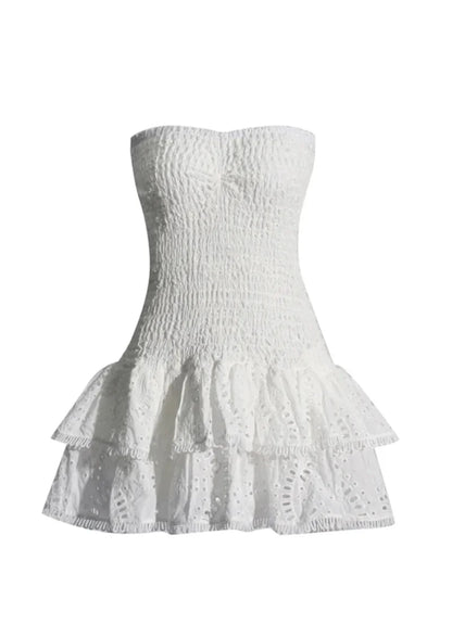 WEIẞES DOLCE KLEID – Zeitlose Reinheit für Hochzeiten & Galas ✨