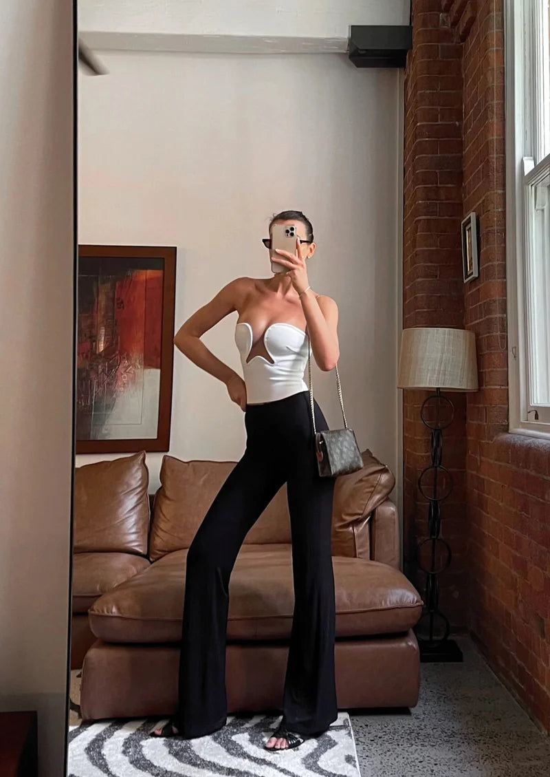 WEIßER KLARA TOP – Premium Basic aus Baumwolle