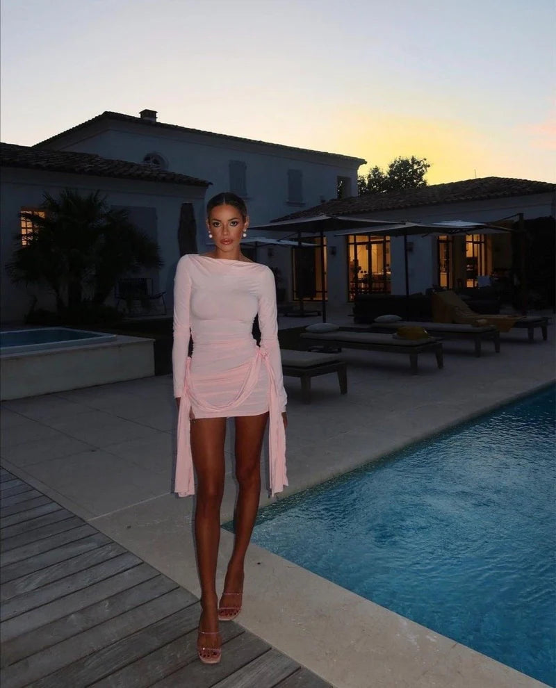 Monaco-Inspiriertes Minikleid – Premium Stoff & Raffinierte Details