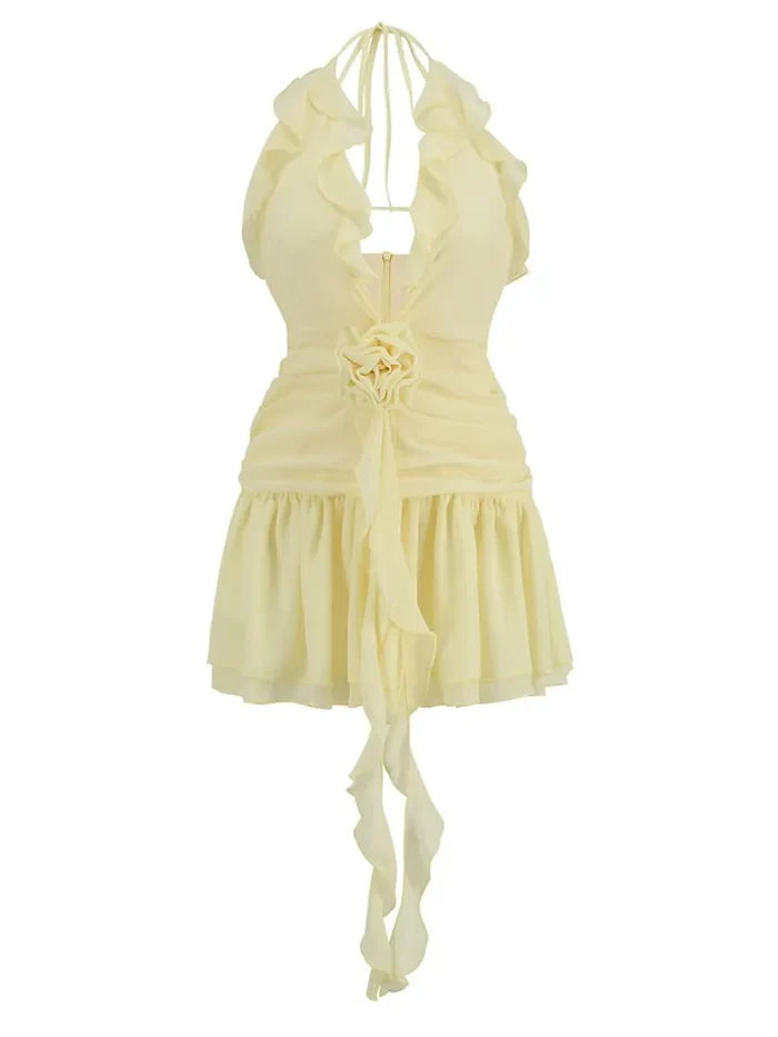 BELLE KLEID – Elegantes Sommerkleid mit Schlitzeinsatz
