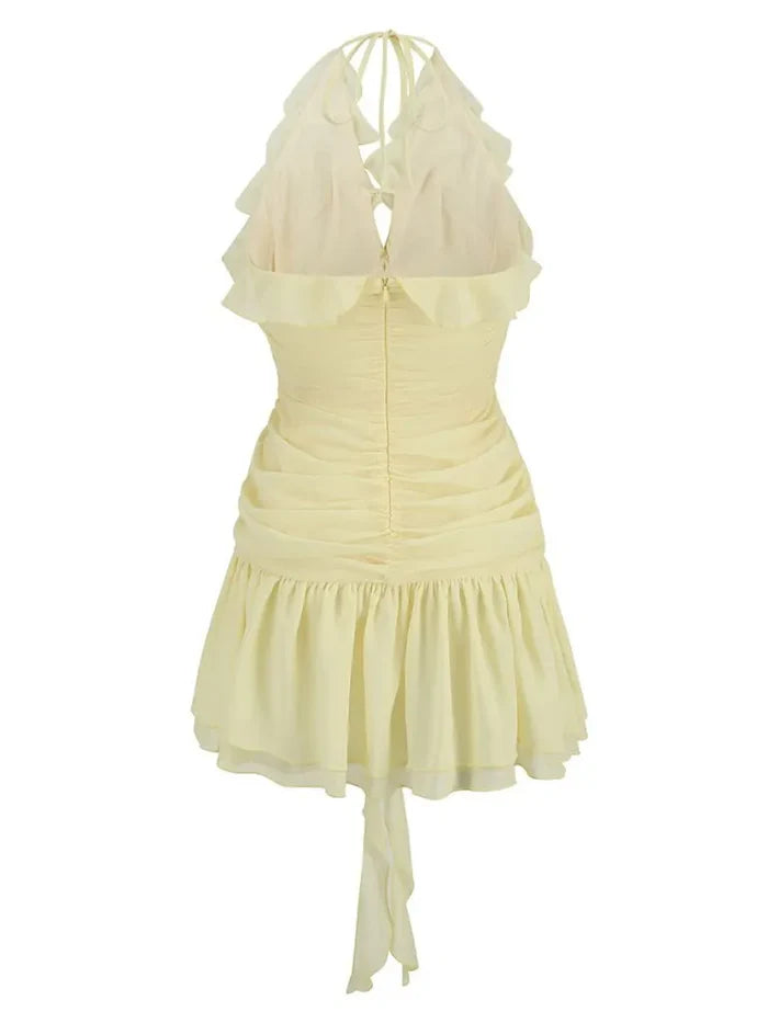 BELLE KLEID – Elegantes Sommerkleid mit Schlitzeinsatz