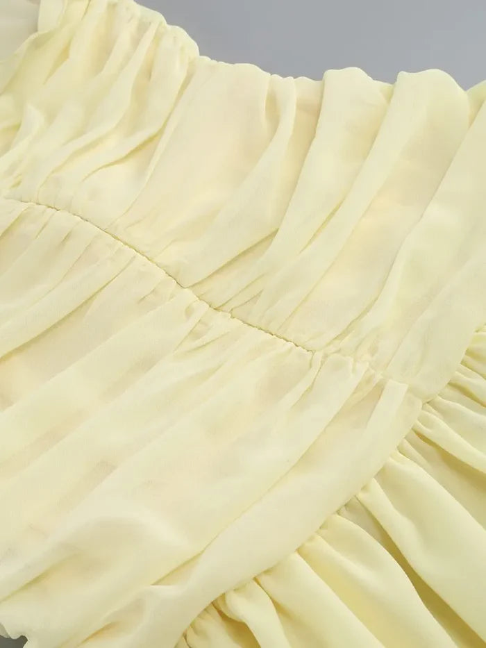 BELLE KLEID – Elegantes Sommerkleid mit Schlitzeinsatz